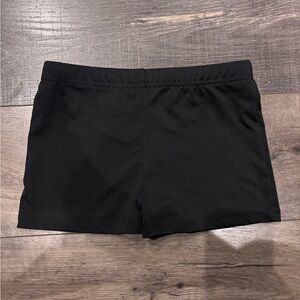 GTM Sportswear Black Spandex Shorts